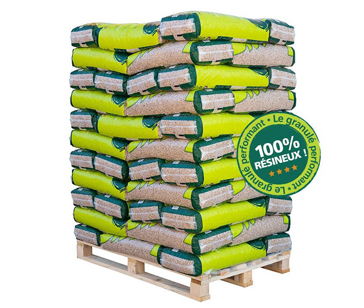 Granulés Bois d’Or en Palette de 66 sac de 15kg